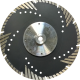 Алмазный отрезной диск  с защитным зубом black d230